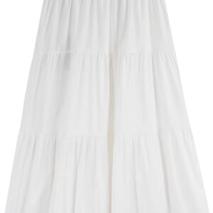 White Maxi Skirt Soft Boho