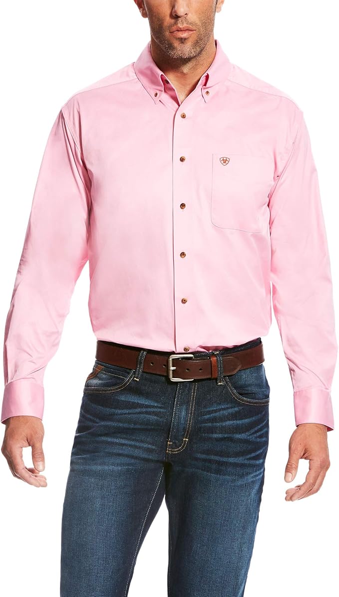 Tall Solid Twill Shirt PINK