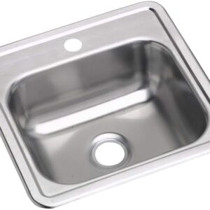 Elkay D115163 Dayton Kitchen Sink, 15 X 15
