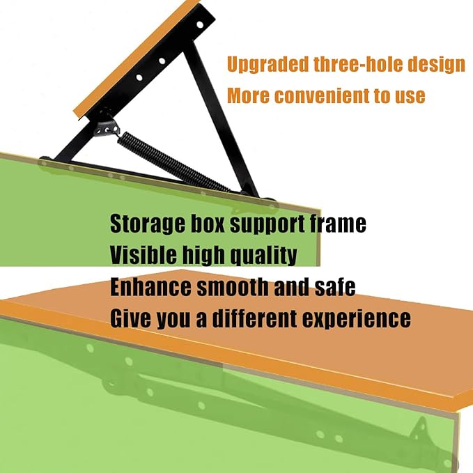 Lift up spring hinge