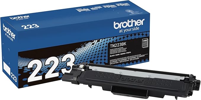 Brother original TN223BK Standard Yield Black Toner Cartridge
