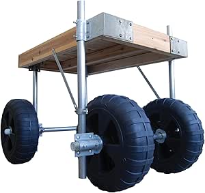 Dock edge axle kit
