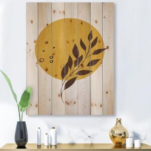 Wall Art Natural Pine Wood 102L x 76W cm