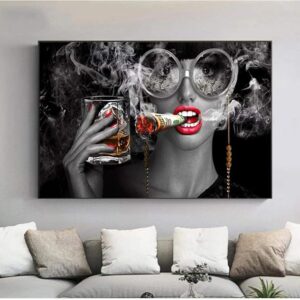 Wall Art Fashion Girl 20×28