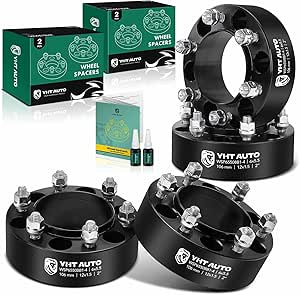 YHTAUTO 4PCS 6×5.5 Hub Centric Wheel Spacers 2 inch Fits