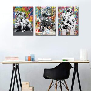 Wall Art Hallways Bansky Pictures Graffiti 42×20