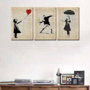Wall Art Vintahe Upcycled Dictionary 16×24