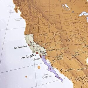 World Travel Map – X-Large 33 x 23