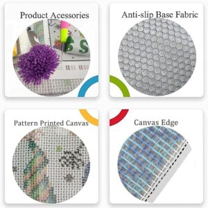Crafts Arts with Color Pattern Printed Canvas