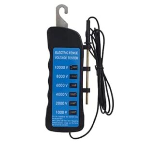 Electric fence voltage tester