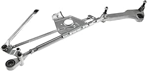 Front windshield wiper transmission linkage