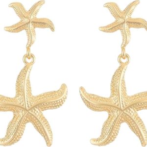 Starfish necklace and earrings