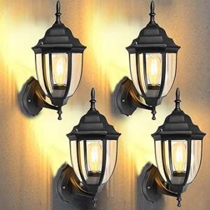 Outdoor Wall Light Aluminum 4 pack (bulb not included)
