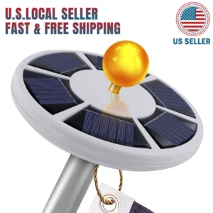 Solar Powered Flag Pole Light