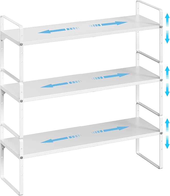 2 pack Expandable Kitchen Cabinet Organizer