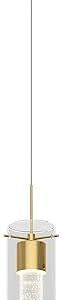 LED Bubble Glass Diffuser Pendant Light