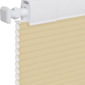 Cordless honey comb blinds