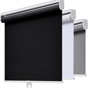 Cordless Roller Shades Blackout Blinds (no components)