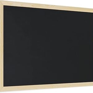 U Brands Chalkboard, 18 x 24 Inches, Oak