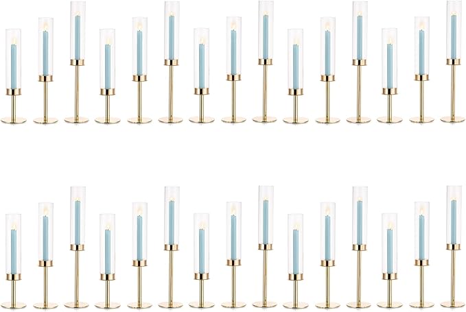 Golden Candle holders 30 pcs