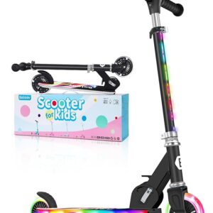 Scooters for Kids with Light-Up Wheels