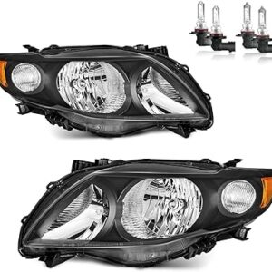 Headlights Assembly for 2009 2010 Toyota Corolla