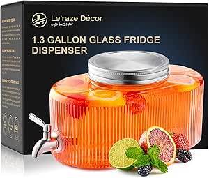 Glass dispenser/punch bowl