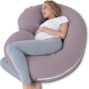 Pregnancy Pillows for Sleeping, Purple Jersey