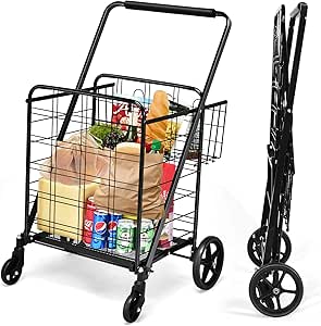 Folding shopping cart
