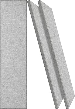2 PCS Acoustic Panels,48''x12'' (actual color light brown)
