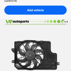 Radiators cooling fan
