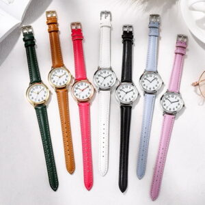 Women’s Easy Reader Watch, Grey Band