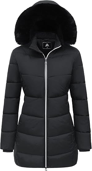 Women's Winter Windproof Coat with 2 pockets
