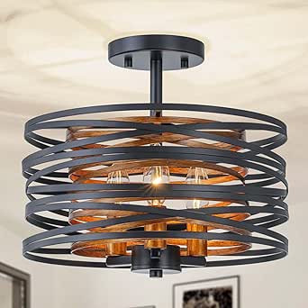 Chandlier 5 light drum