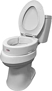 Hinged toilet seat riser
