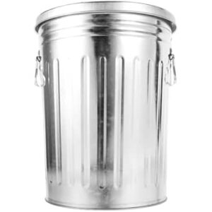 Metal Trash can with Lid 8L Round