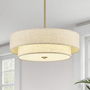 4-Light Drum Chandeliers