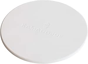 15-inch Ceramic Pizza Stone, White