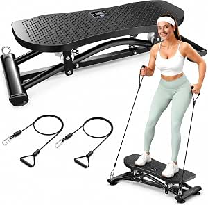 Balance Board with Resistance Bands