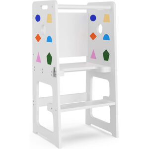Toddler Kitchen Stool White