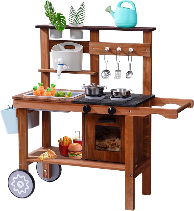 Kitchen for Kids Outdoor with Wheels (missing components)