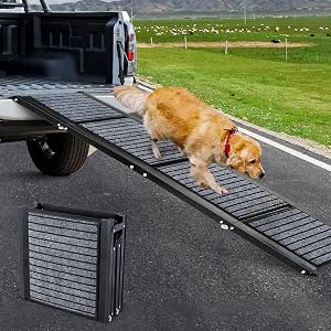 Dog Car Ramps Large Dogs, Foldable Ramp